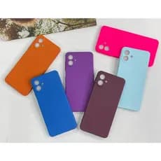 Capa Capinha Para Samsung A07 Silicone Aveludado Película Case