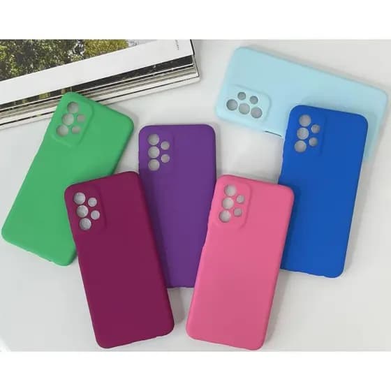 Capa Capinha Para Samsung A23 4G Silicone Aveludado Película Case