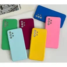 Capa Capinha Para Samsung A32 4G Silicone Aveludado Película Case