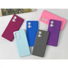 Capa Capinha Para Motorola EDGE 50 Fusion Silicone Aveludado Case