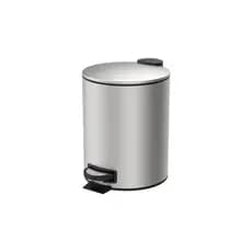 Lixeira C/ Pedal e Balde 5L Aço Inoxidável Escovado Linha Spin Brinox