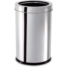 Lixeira Com Aro Brinox Decorline 7,8 Litros Aço Inox
