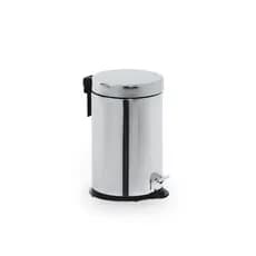 Lixeira Com Pedal E Balde Brinox - Decorline 3 Litros Aço Inox