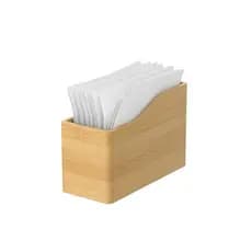 Porta Guardanapos Bambu - Linha Brisa Coza - Resistente - Mesa Posta