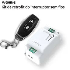 Interruptor Sem Fio Interrupto Controle Remoto Sem Fio kit De Lâmpada Modificada DIY Wireless switch