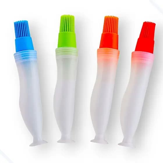 Pincel Culinário Reservatório Silicone temperar Untar