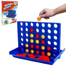 Jogo De Mesa Conecta 4 em linha raciocínio estratégia dama