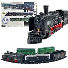 Brinquedo trem Ferrorama Grande 270cm trilho movido à pilha