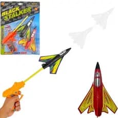 Brinquedo Lança Avião Planador Diversão voa verdade pistola