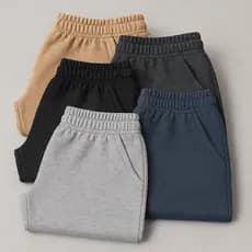 Kit de 1, 2, 3 ou 4 Calças Jogger Moletom Masculina Plus Size G1 ao G3 Confortável Macia Grande Dia a Dia Academia