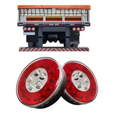 LANTERNA TRASEIRA MULTIFUNCAO 20 LED 4 FUNCOES BIVOLT CARRETA FACCHINI IMPLEMENTOS