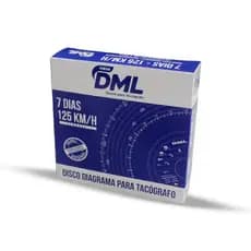 DISCO DIAGRAMA TACÓGRAFO SEMANAL DML 125KM 7 DIAS