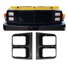 ARO MOLDURA DO FAROL CAMINHÃO MB 1113 1313 1513 2013 E SIMILARES CARA PRETA