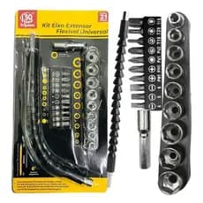 Kit Para Furadeira E Parafusadeira 21 Peças Chaves Universal Cor Kit-sq-4257