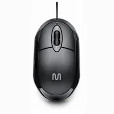 Mouse Gamer Multilaser USB - Design Ergonômico, Sensor Óptico, Scroll Macio