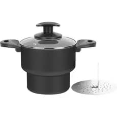 Cuscuzeira De Aluminio Panela N°14 Antiaderent