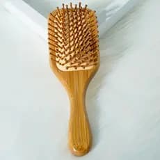 Escova De Cabelo De Bambu Natureza Antiestática De Madeira Couro Cabeludo Massagem Pente Almofada De Ar Ferramentas De E