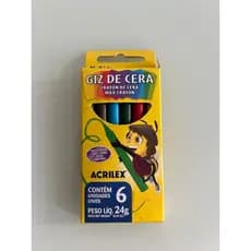 GIZ CERA PEQUENO ACRILEX 6 UND- kit 5cx