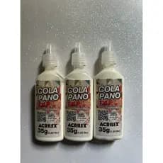 Cola para Tecido Acrilex 35g  com Bico Aplicador-kit 3und