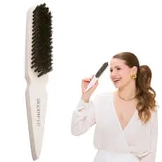 Escova de cabelo Grossa Anti Frizz Rigolim feita em Bambu Eco-Friendly com cerdas 100% de Javali
