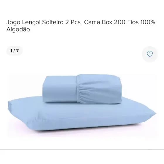 lencol 2 pcas solteiro algodão 200 fios com elástico (1 lençol elástico 1 fronha)