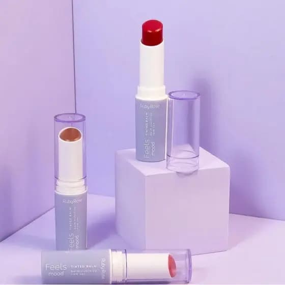 Balm Labial Nutritivo Ruby Rose Feels Mood com Hidratação Intensa 3g