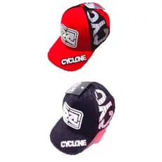 Kit Da Cyclone 2 Boné em Veludo Aba Curva