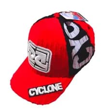 Boné  Cyclone Veludo Vermelho Masculino Aba Curva Lançamento