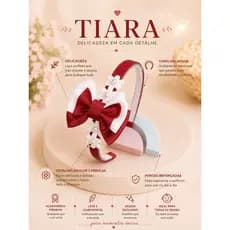 Tiara Infantil com Laço Tiara Floral de Cabelo Menina Faixa Arco Infantil
