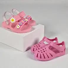 Sandália Papete Babuche Menina Kit 2 Pares Escolar Confortável Pandoka