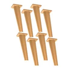 Kit 8 Pés Palitos Para Moveis Mesas Apoio Criados PVC 20cm Polipropileno