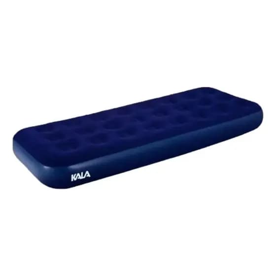 Colchão Inflável Solteiro 185X76X22cm - Azul - 279447 - Kala