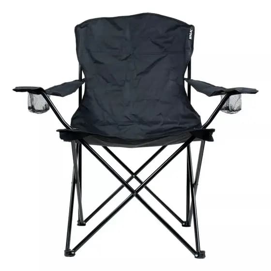 Cadeira Dobrável Grande Portátil Suporta Até 120kg Camping Praia Kala 335779