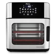 Air Fryer 4 em 1 16 Litros Philco PAF16A 220V Painel Digital Forno Elétrico Sem Óleo Assa Grelha Desidrata