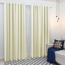 Cortina Sala Quarto 3,00 X 2,30 Tecido Oxford Grosso Para Porta Janela Varão Decoração