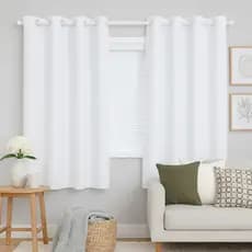 Cortina Para Janela Sala E Quarto 2,20 X 1,50 Para Varão Tecido Grosso Oxford