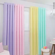 Cortina Arco-íris Colorida 600x250 Sala e Quarto Para Varão
