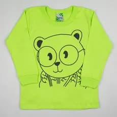 CAMISA INFANTIL MANGA LONGA MENINO INVERNO  MEIA ESTAÇAO 100% ALGODAO