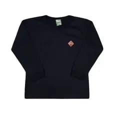 Camiseta 1/2/3/4/6/8 infantil manga longa menino inverno 100% algodão