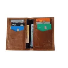 Carteira Masculina Couro Legítimo Slim grande Porta Cartão