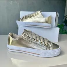 tenis Feminino Metalizado promoção ultimos pares