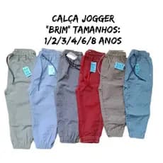 Kit de 5 Calça Masculino Jogger roupa menino infantil tamanho 1,2,3,4,6,8,10 anos
