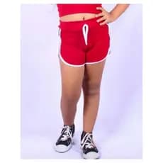 Kit 2 Short Infantil Love Bloguerinha