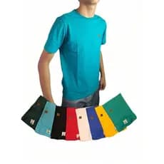 Kit 2 Camisa Lisa Básica Menino Infantil e Juvenil 2 ao 14