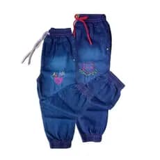 Calça Infantil Jogging Feminina Jeans