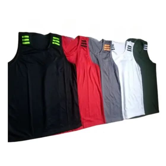 Kit 5 Camisas Regatas Dry Fit adulto Leve e Esportiva