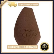ESPONJA DE MAQUIAGEM FLAT MIRROR GLASS - RUBYROSE