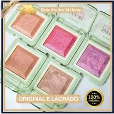 Blush Cintilante em Creme Fresh Face Silk Skin Bloom - Ruby Rose