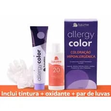 Tintura de Cabelo Hipoalergênica Sem Amônia Allergycolor - ESCOLHA SUA COR PREFERIDA - TINTA BAUME