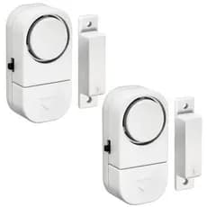 Kit 02 Alarme Sonoro Invasão Residencial Porta Janela Portão